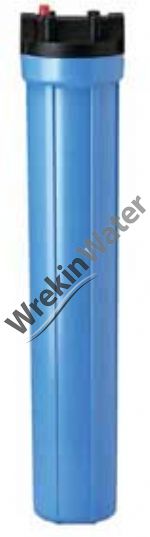 Pentek 20in 2G Slimline Housing, 1/2in Ports with Pressure Release p/n 158305